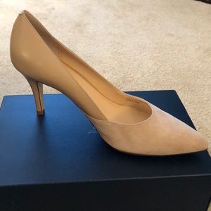 Cole Haan Pointed Toe Nude Heels